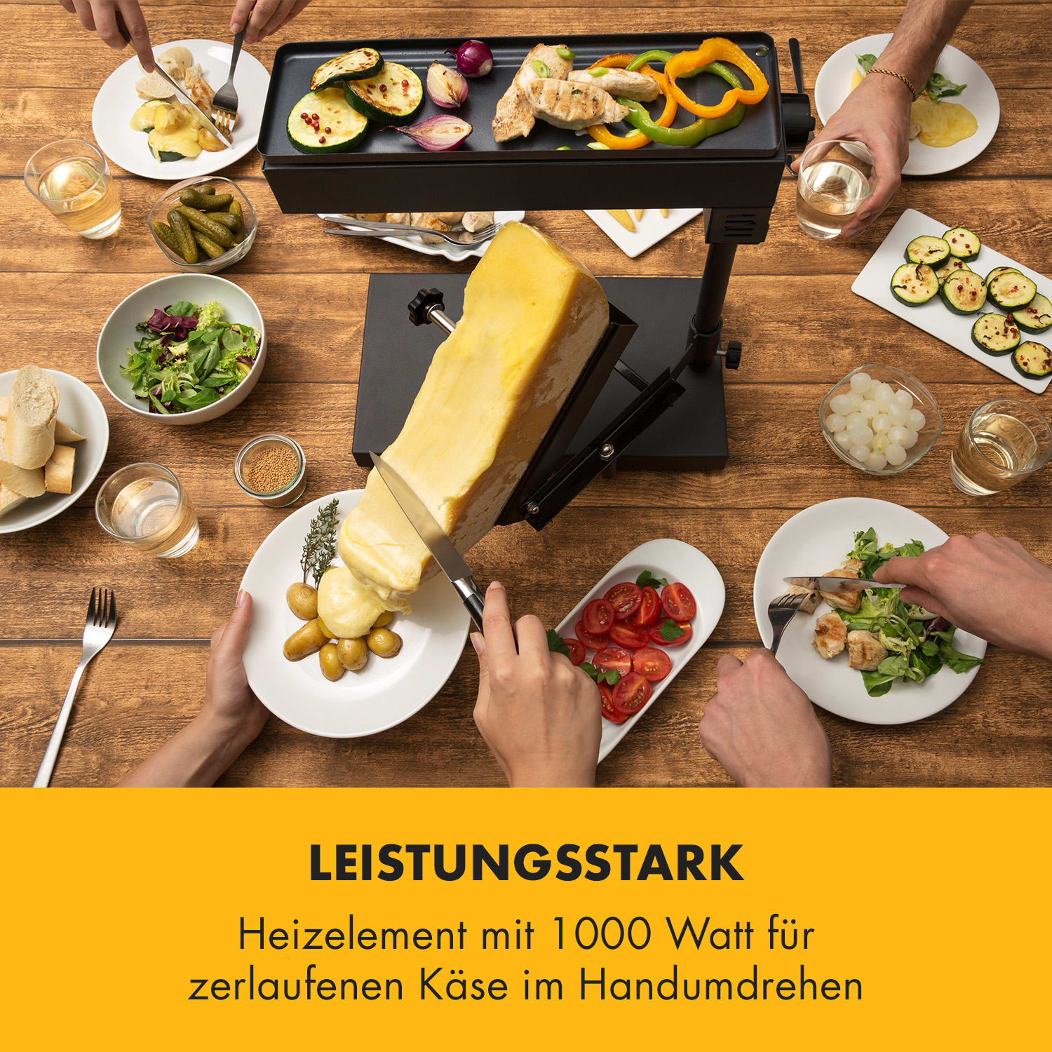 Appenzell Peak Raclette mit Grill