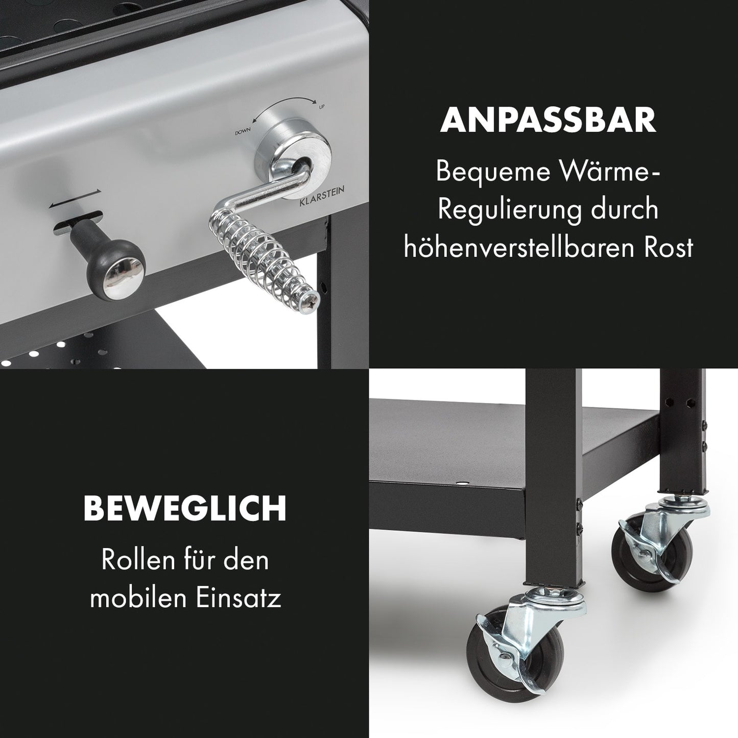 Hot & Hot Gasgrill 8,5kW schwarz