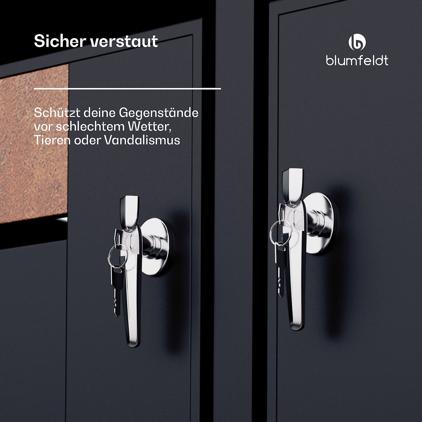 BinSafe Mülltonnenbox 2 Tonnen