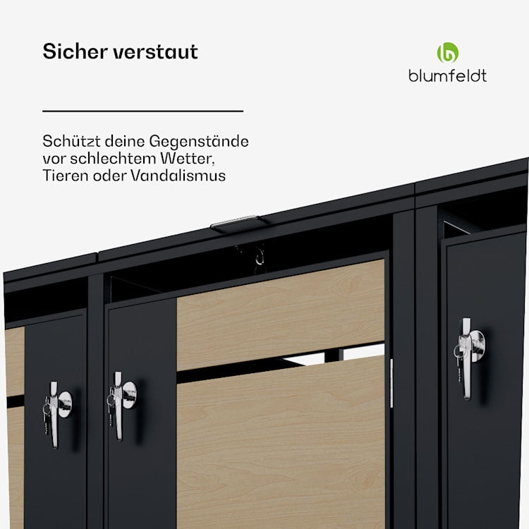 BinSafe Mülltonnenbox 3 Tonnen