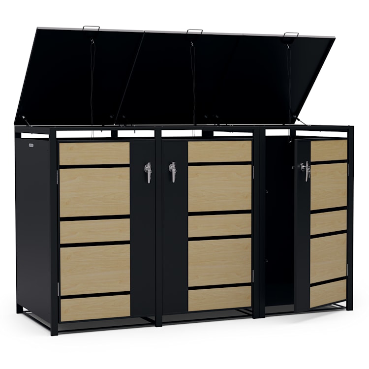 BinSafe Mülltonnenbox 3 Tonnen