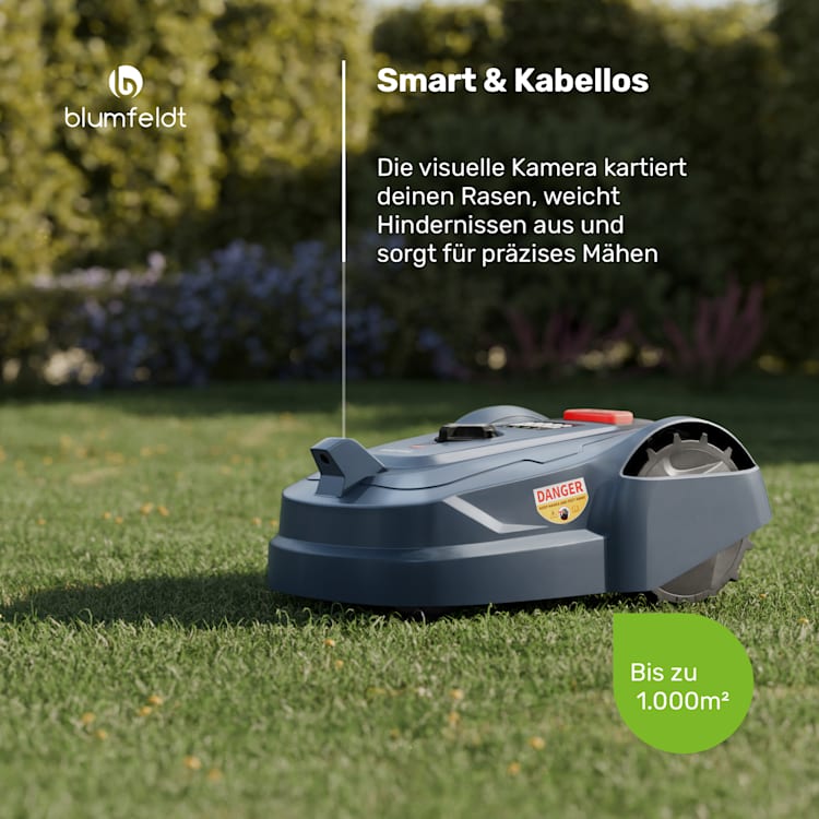 GrassConnect Mähroboter | Rasenpflege bis 1.000m²