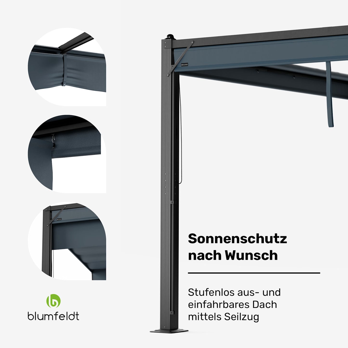 Pantheon Cortina Pavillon 3x3m