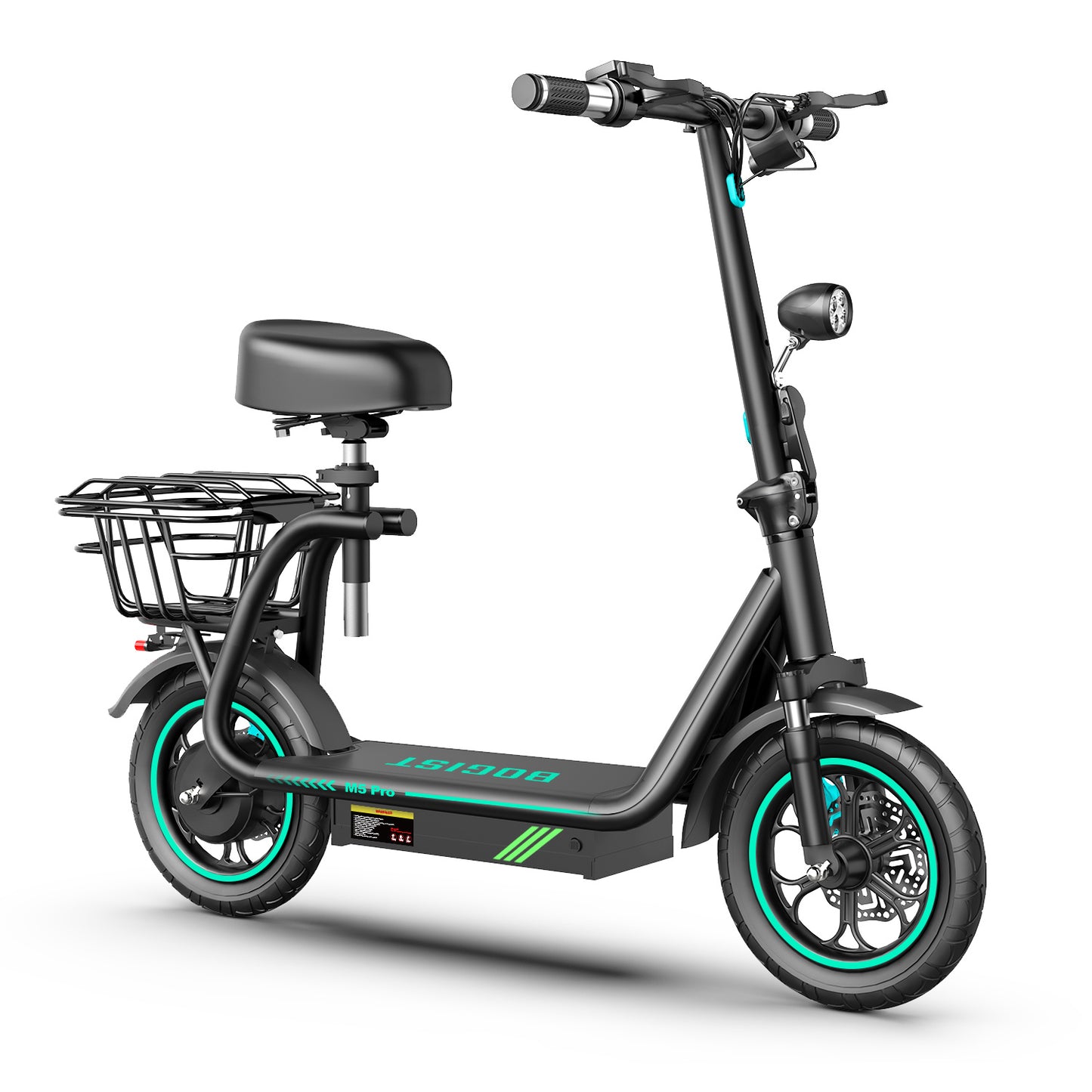 Trottinette électrique 500 W batterie 48 V 15 Ah jusqu'à 35–45 km/h autonomie 35–40 km