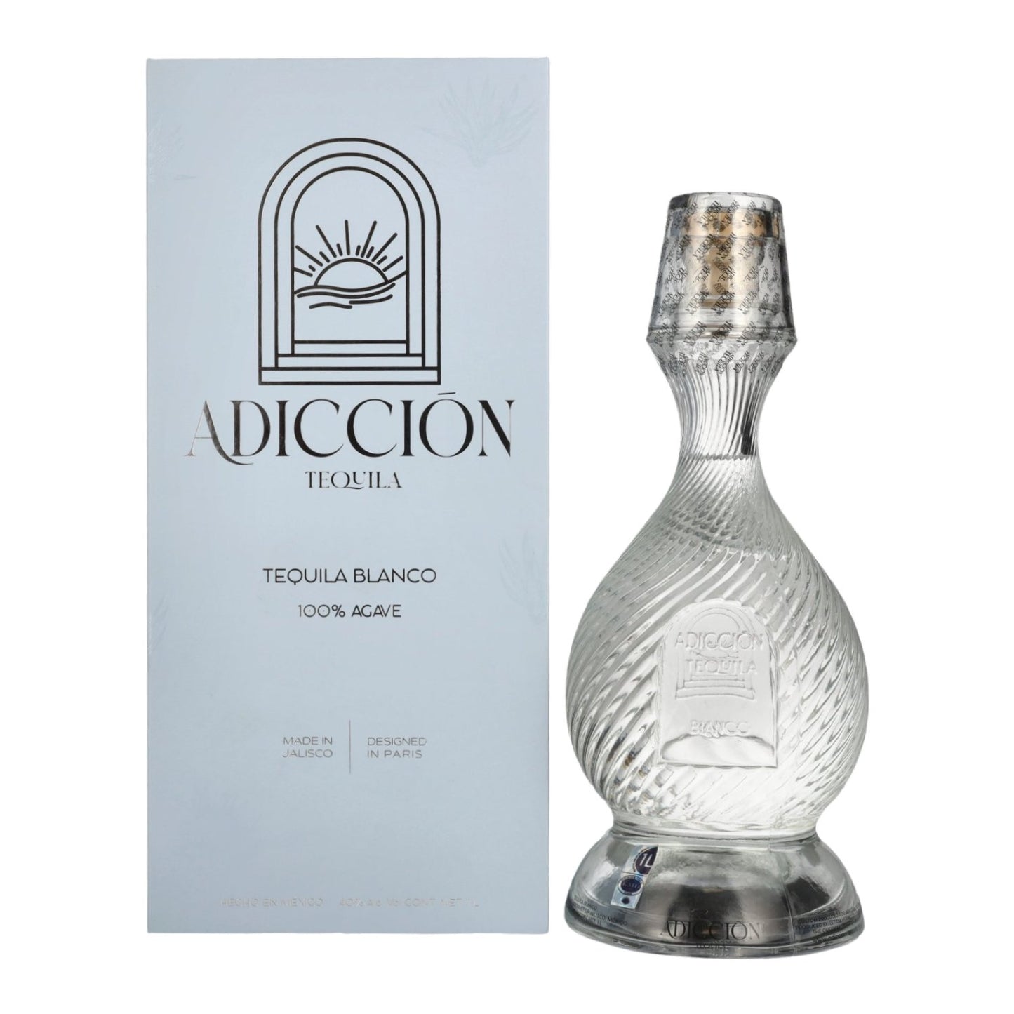 ADICCIŌN Tequila Blanco 100% Agave 40% Vol. 1l