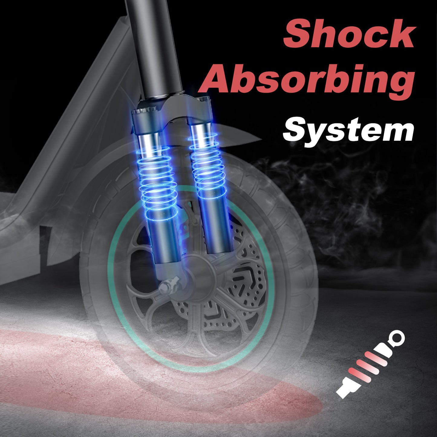 Trottinette électrique 500 W batterie 48 V 15 Ah jusqu'à 35–45 km/h autonomie 35–40 km