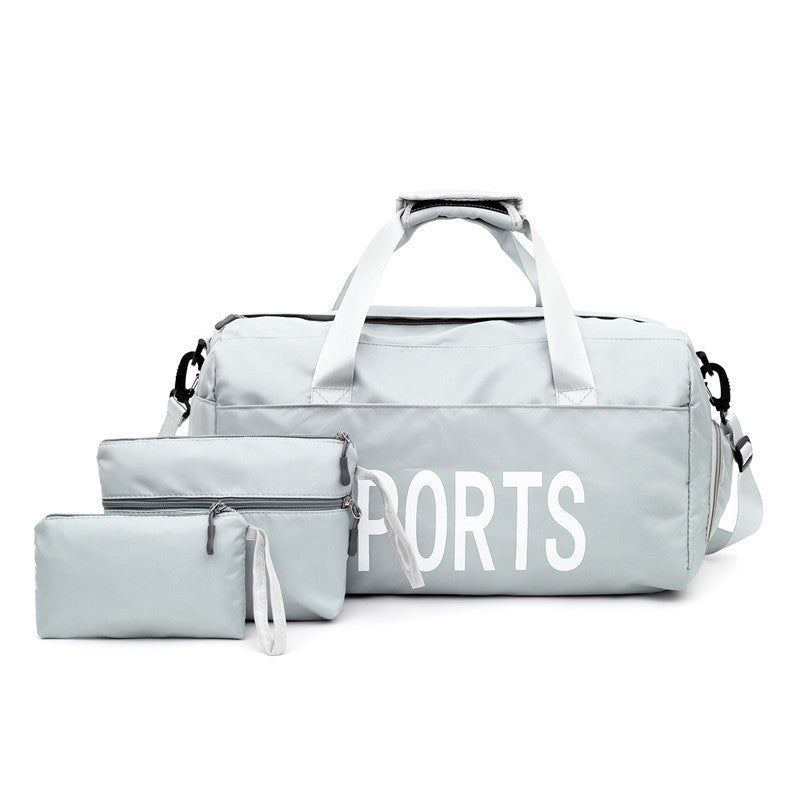 Dreiteilige Sporttasche aus Nylon