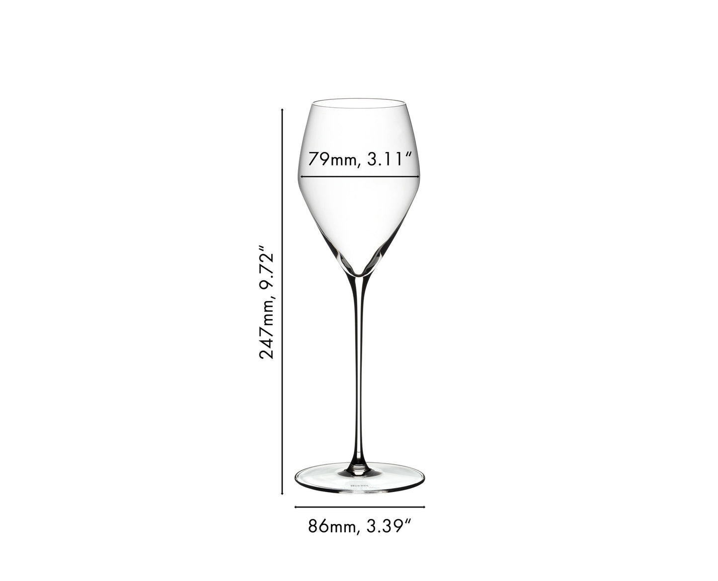 RIEDEL Veloce Champagner Weinglas