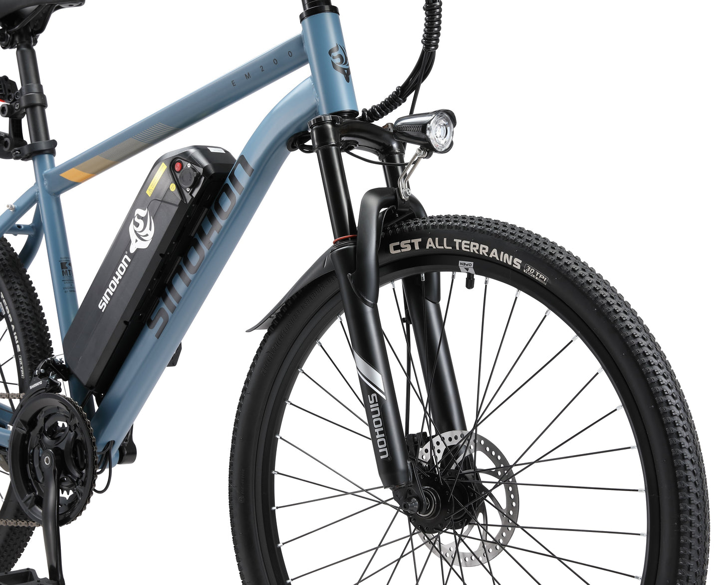 Vélo électrique EM200, moteur 500 W, batterie 48 V 10,4 Ah, 26 pouces