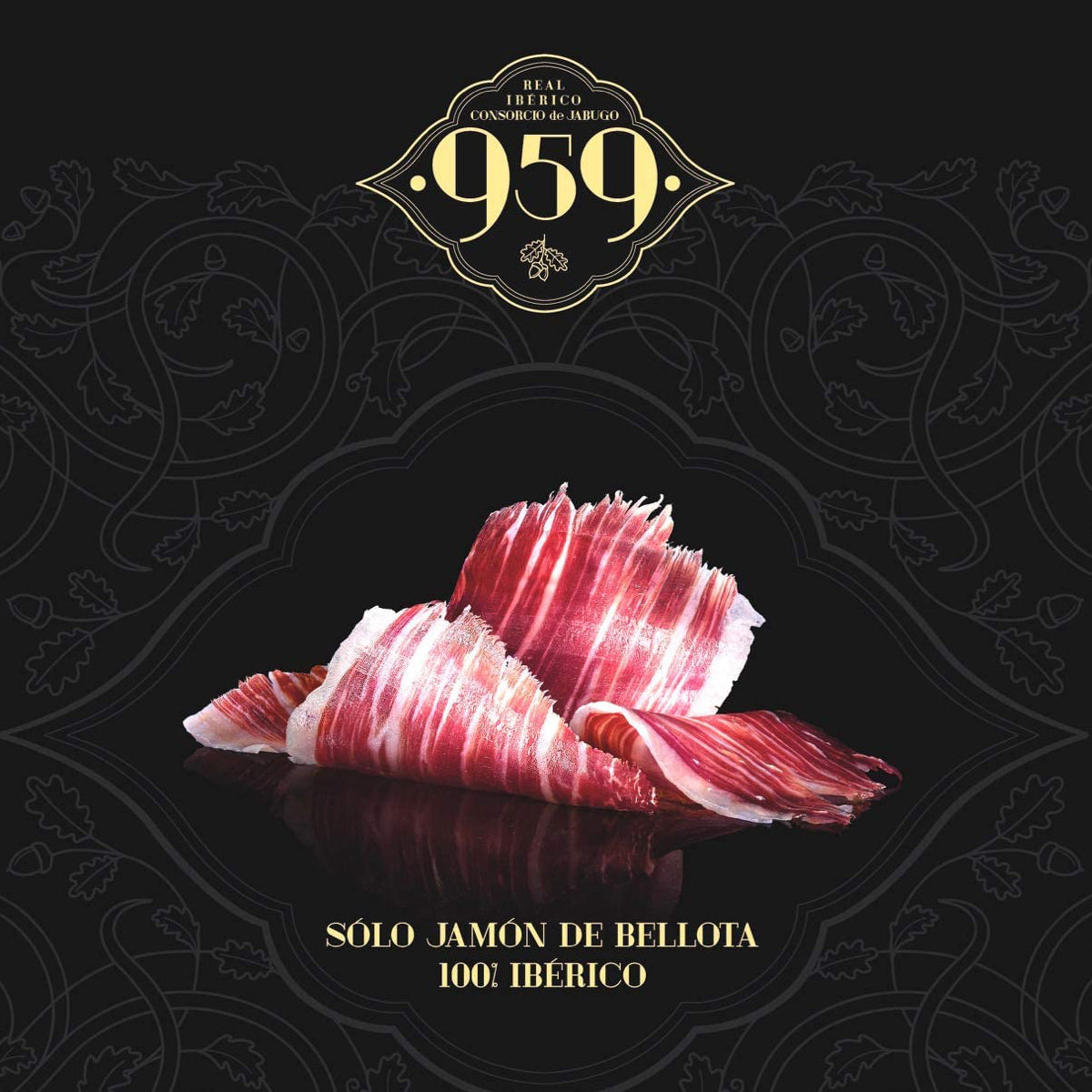 Jamón Bellota 100% Ibérico | Pata Negra Hinterschinken aus Jabugo | Edition 959