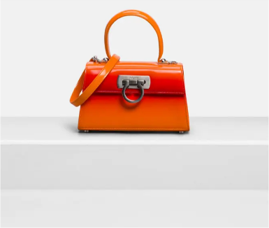 FERRAGAMO Handtasche zweifarbig