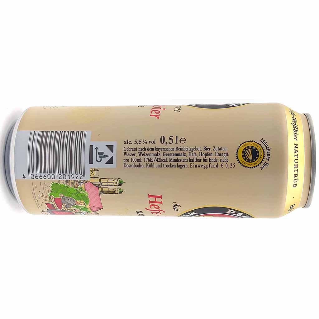 Paulaner Hefe-Weißbier - Naturtrüb 5,5 % Vol. 0,5L MHD:30.5.26