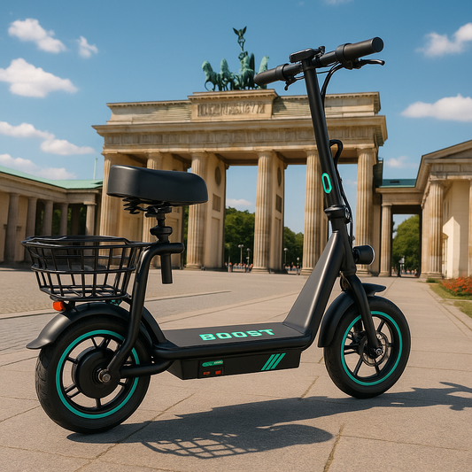 E Roller 500W 48V 15Ah 12,5 Zoll aufblasbare Räder