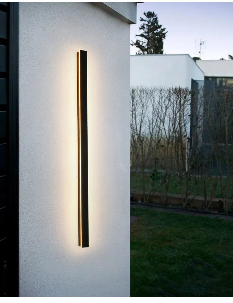 Wasserdichte Außenwandleuchte LED-Streifen Gartenlampe, Wandleuchte