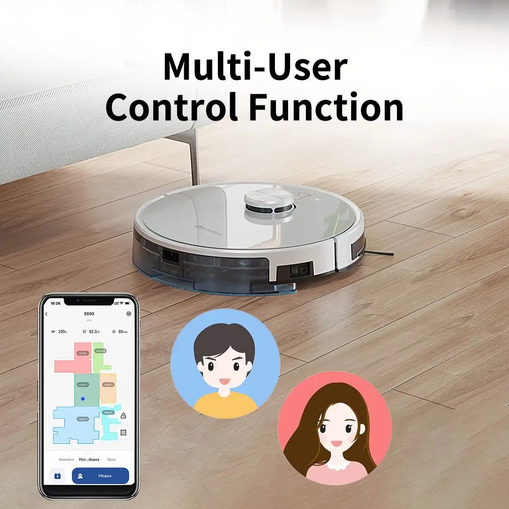 Roboterstaubsauger 2,8 l Lasernavigation APP-Steuerung Alexa und Google Home