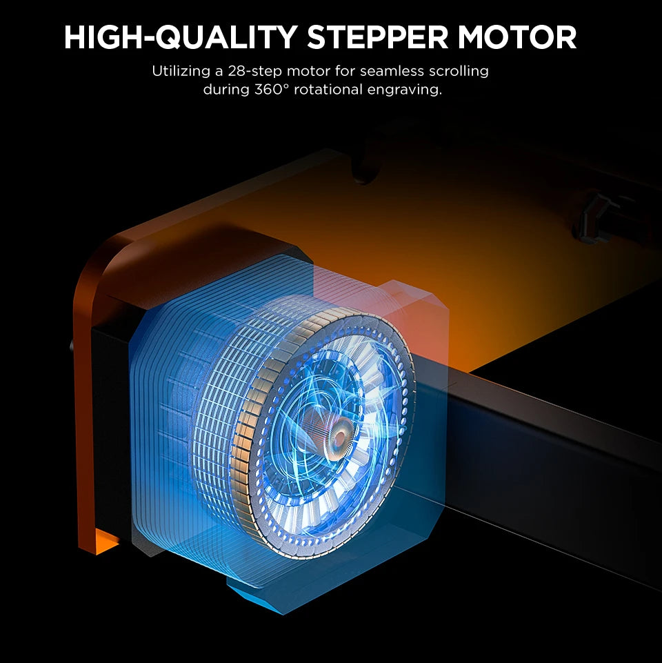 ACMER M2 Laser Rotary Roller Laser Engraver Y-axis Rotary Roller For Laser Cutting Machines Engraving Cylindrical Objects Cans