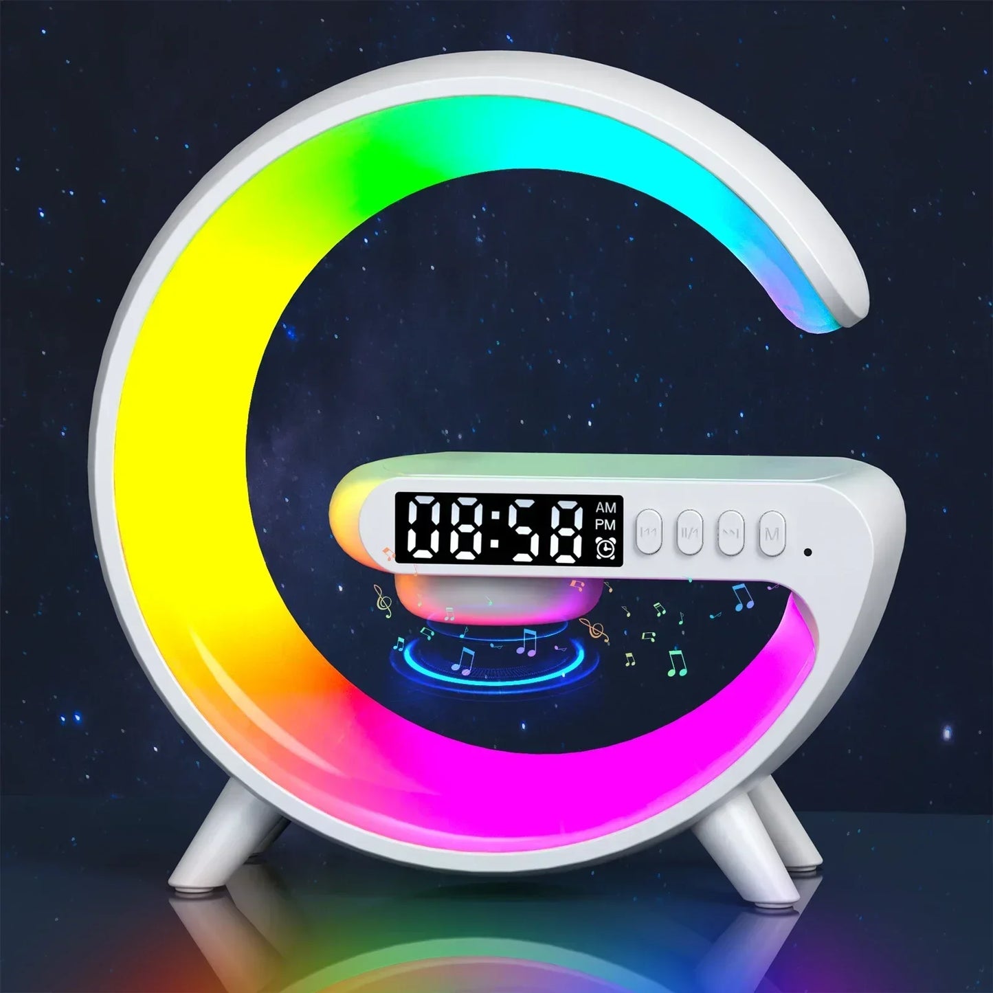 Multifunktions Ladegerät drahtlos RGB Licht