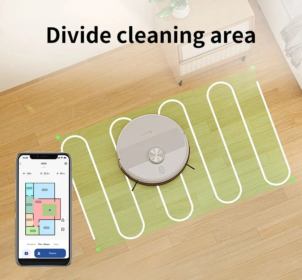 Roboterstaubsauger 2,8 l Lasernavigation APP-Steuerung Alexa und Google Home