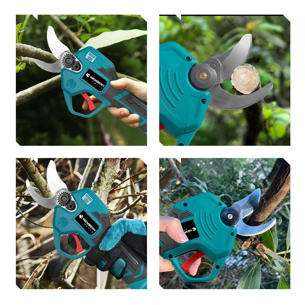 bürstenlose elektrische Gartenschere mit 4 Gängen, kabelloses Werkzeug