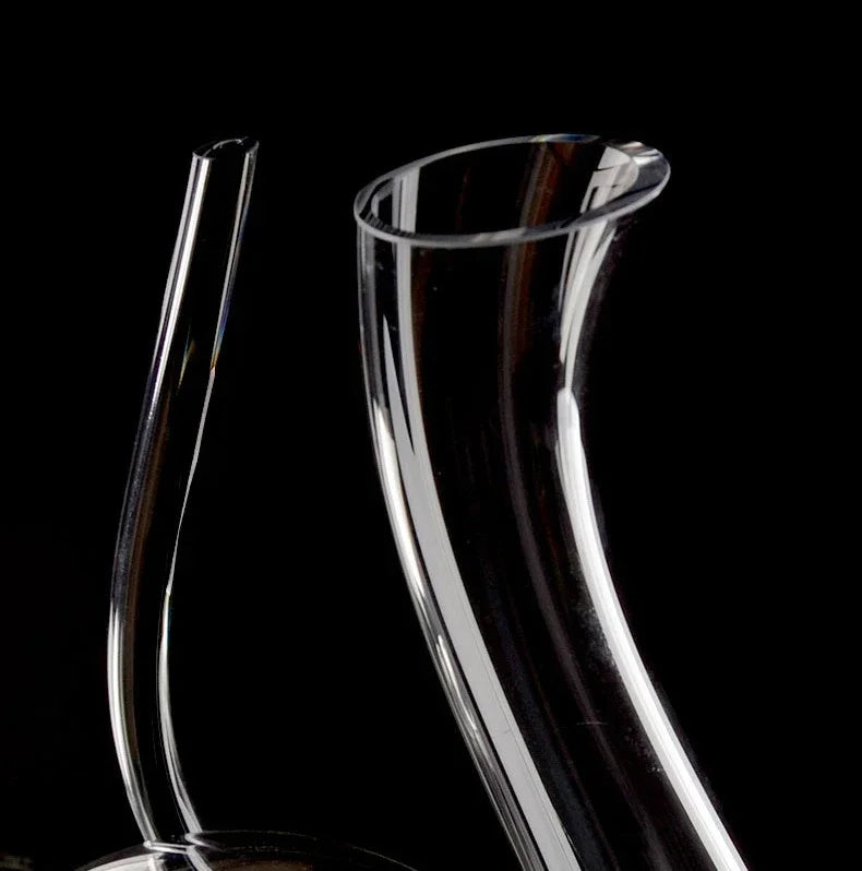1500 ml hochwertiger Dekanter, handgefertigt, Kristallglas