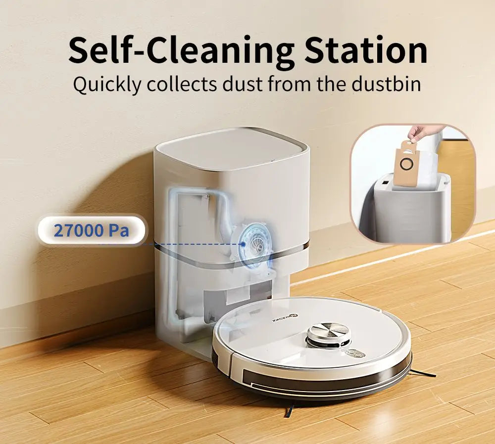 Roboterstaubsauger 2,8 l Lasernavigation APP-Steuerung Alexa und Google Home
