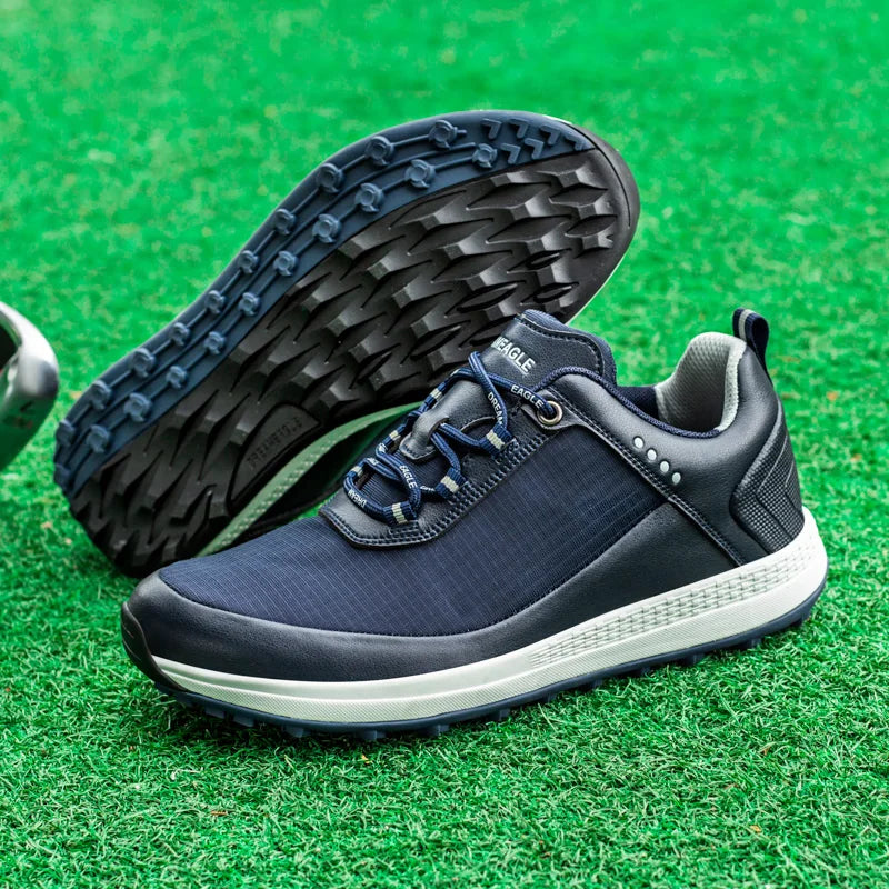 Herren Golfschuhe, professionelle, rutschfest Golf-Sneakers ohne Spikes, wasserdicht