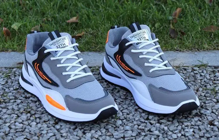 Herren Outdoor Running Tennisschuhe Warme Schnür-Sneakers mit rutschfester Sohle