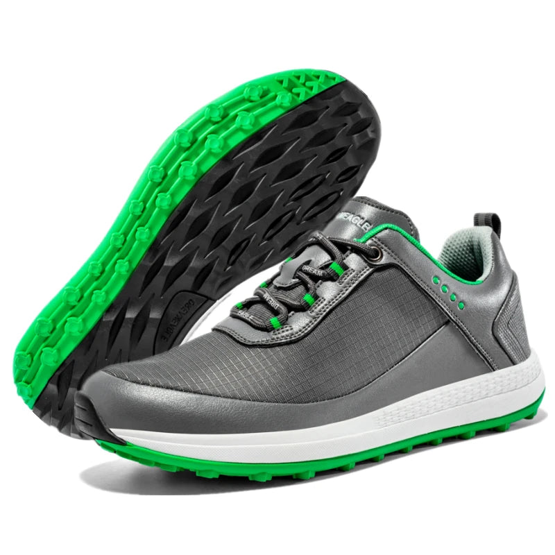 Herren Golfschuhe, professionelle, rutschfest Golf-Sneakers ohne Spikes, wasserdicht