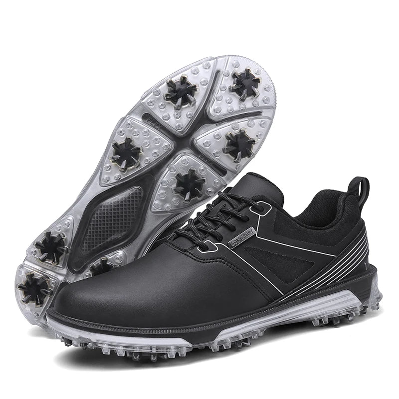 Klassische Freizeit-Golfschuhe für Herren, professionell. wasserdicht und bequem
