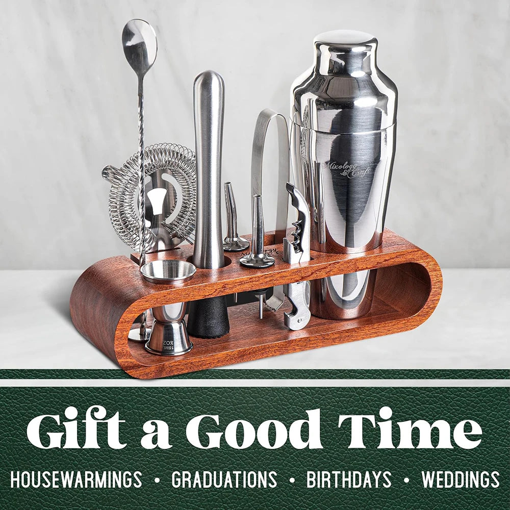 Barkeeper-Set, 10-teiliges Bar-Werkzeug-Set