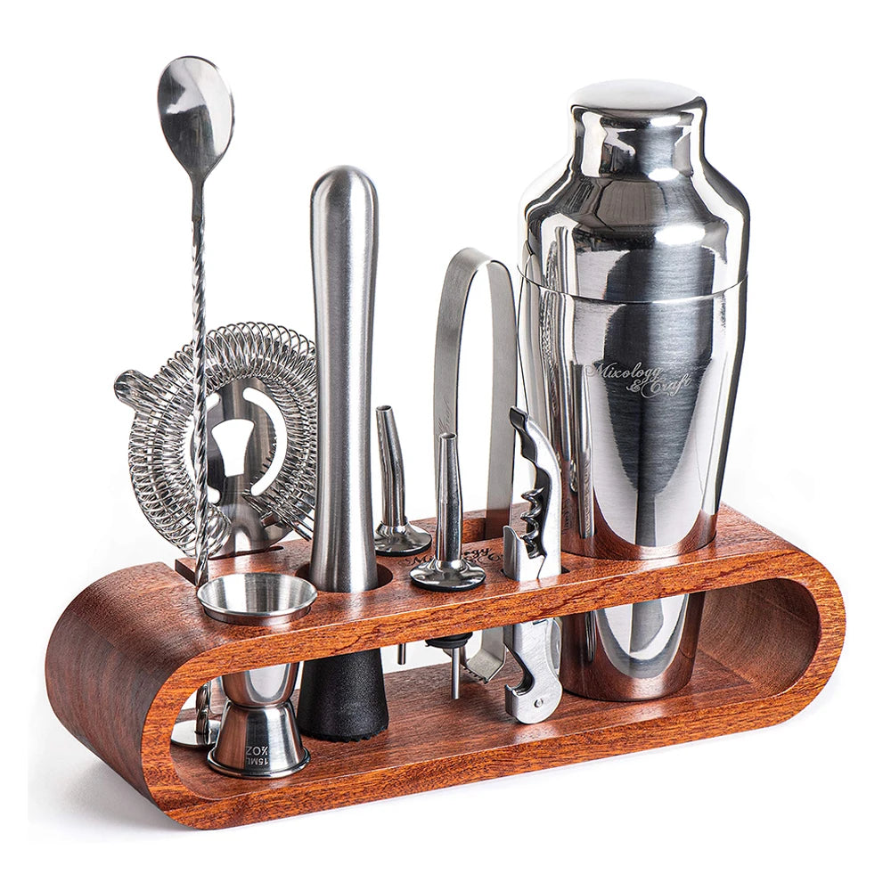 Barkeeper-Set, 10-teiliges Bar-Werkzeug-Set