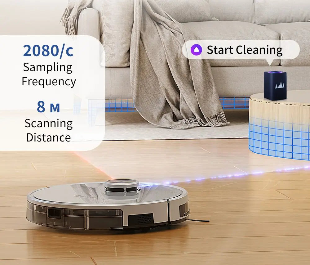 Roboterstaubsauger 2,8 l Lasernavigation APP-Steuerung Alexa und Google Home