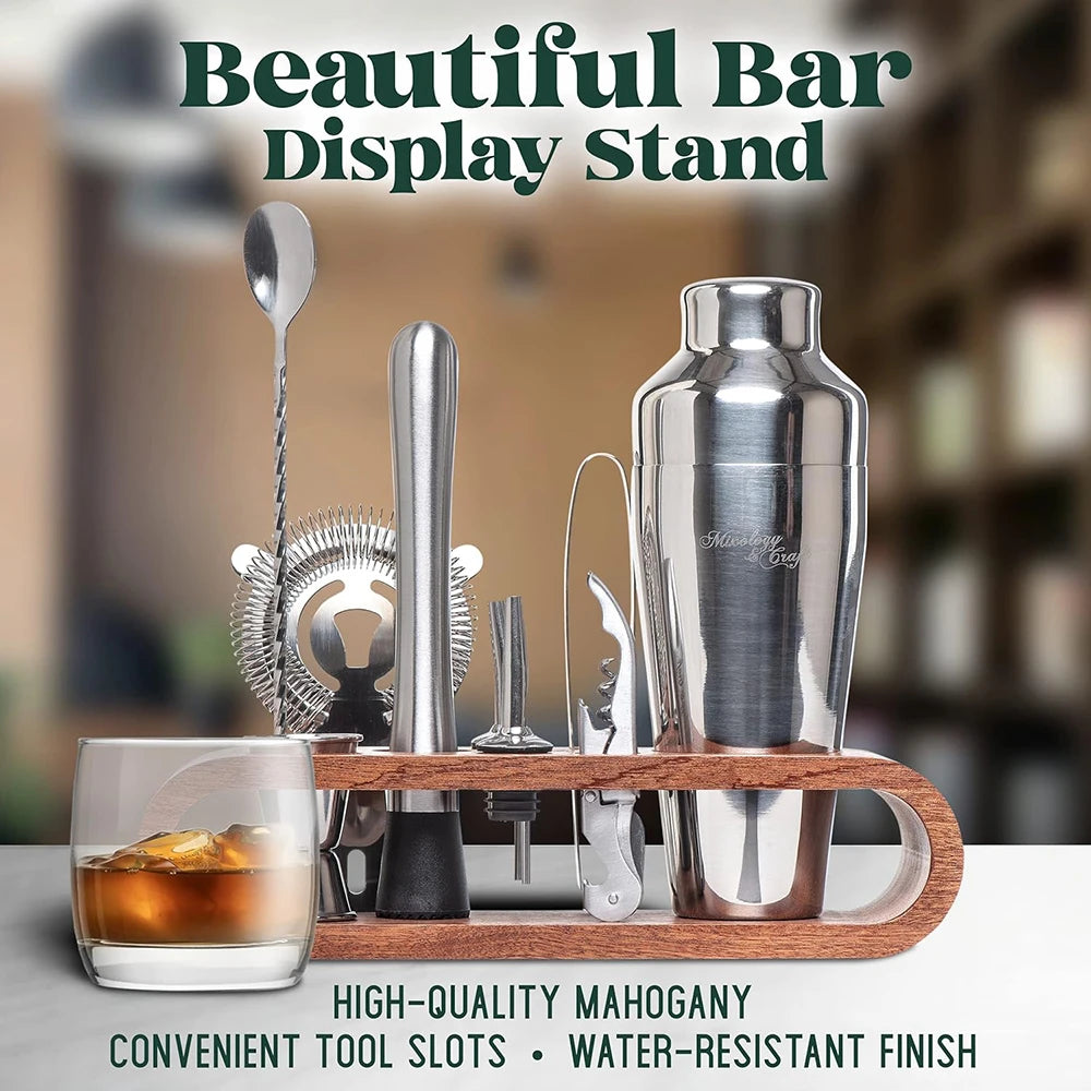 Barkeeper-Set, 10-teiliges Bar-Werkzeug-Set