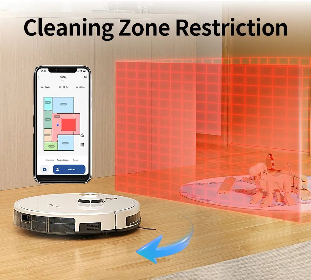 Roboterstaubsauger 2,8 l Lasernavigation APP-Steuerung Alexa und Google Home