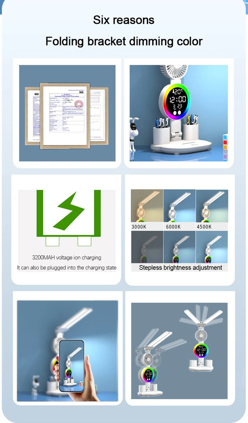 Wiederaufladbare LED-Tischlampe