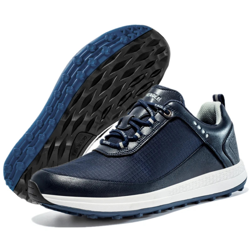 Herren Golfschuhe, professionelle, rutschfest Golf-Sneakers ohne Spikes, wasserdicht