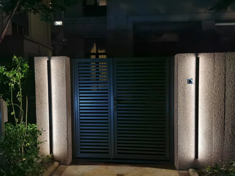 Wasserdichte Außenwandleuchte LED-Streifen Gartenlampe, Wandleuchte