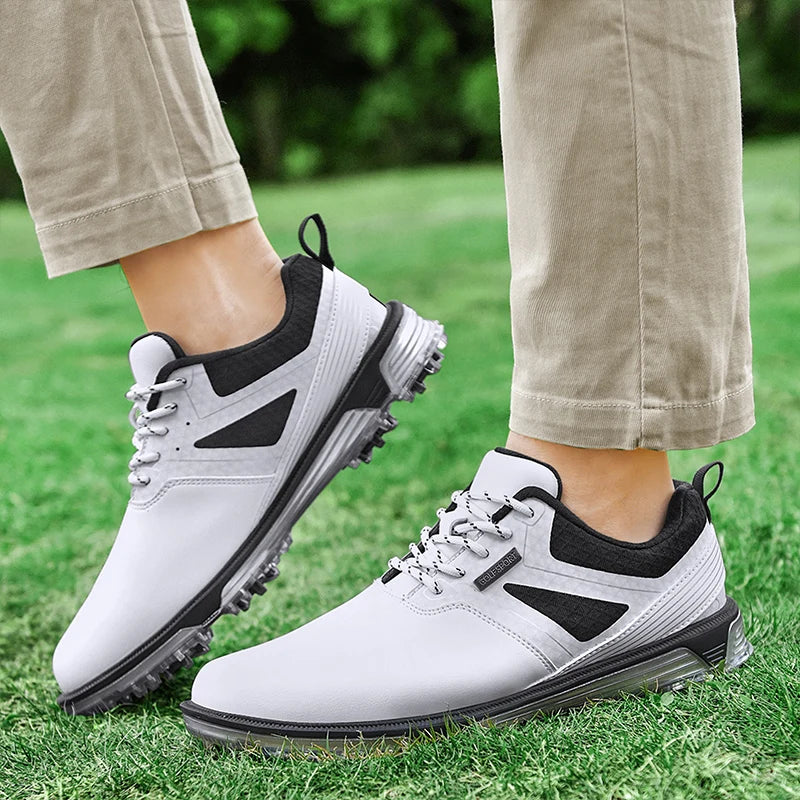 Klassische Freizeit-Golfschuhe für Herren, professionell. wasserdicht und bequem
