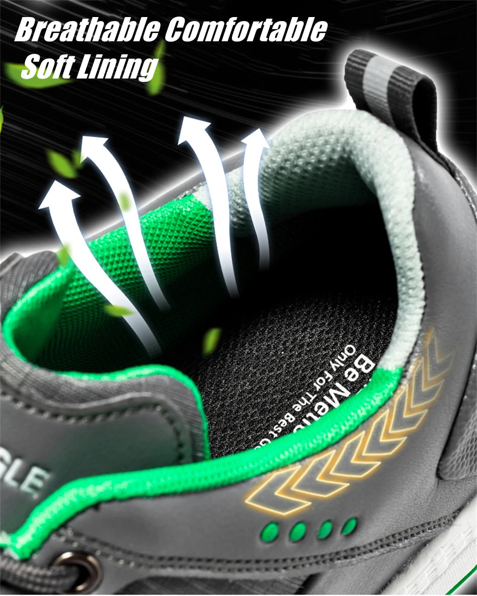 Herren Golfschuhe, professionelle, rutschfest Golf-Sneakers ohne Spikes, wasserdicht