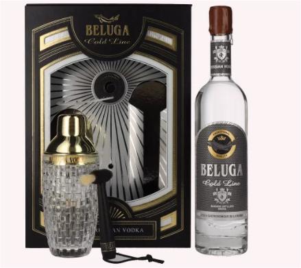 Vodka Belvedere 10 40% Vol. 0,7 l avec autocollant lumineux LED