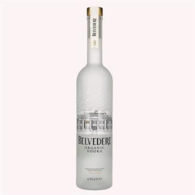 Belvedere 10 Vodka 40% Vol. 0.7l with LED light sticker