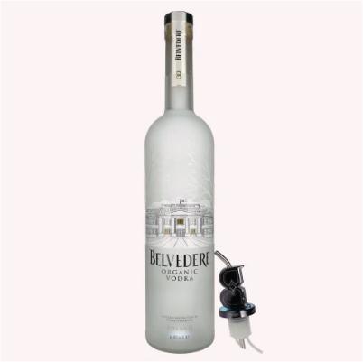 Belvedere 10 Vodka 40% Vol. 0.7l with LED light sticker