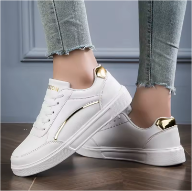 Damen Sneaker in weiß und schwarz