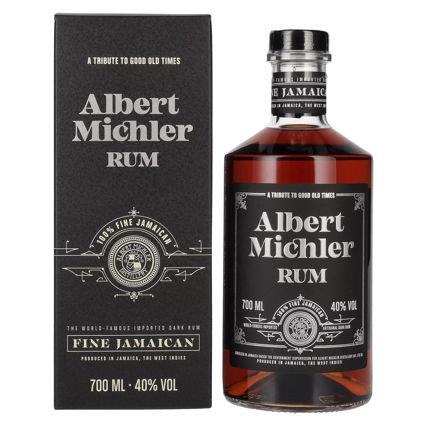 Albert Michler Jamaica Dark Rum 40% Vol. 0,7l in Geschenkbox