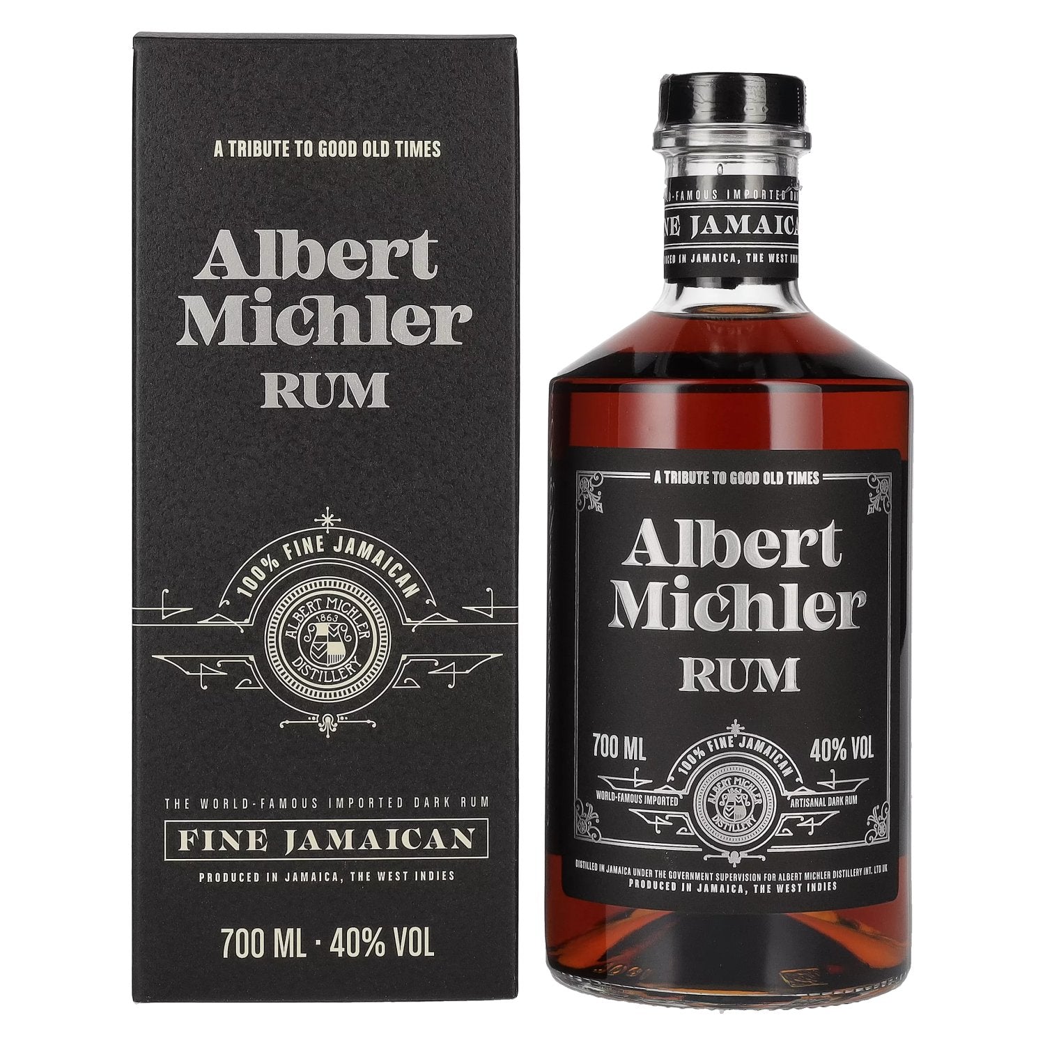 Albert Michler Jamaica Dark Rum 40% Vol. 0,7l in Geschenkbox