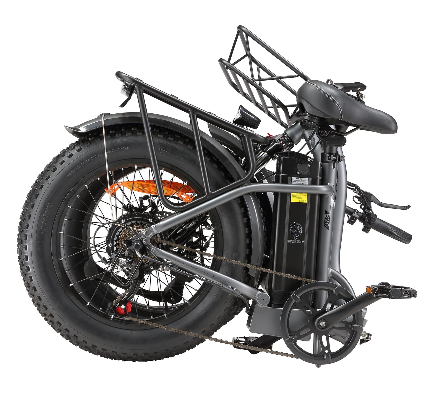 Ebike, 750W motor, 48V15Ah battery, 20 inches, maximum speed 45KM