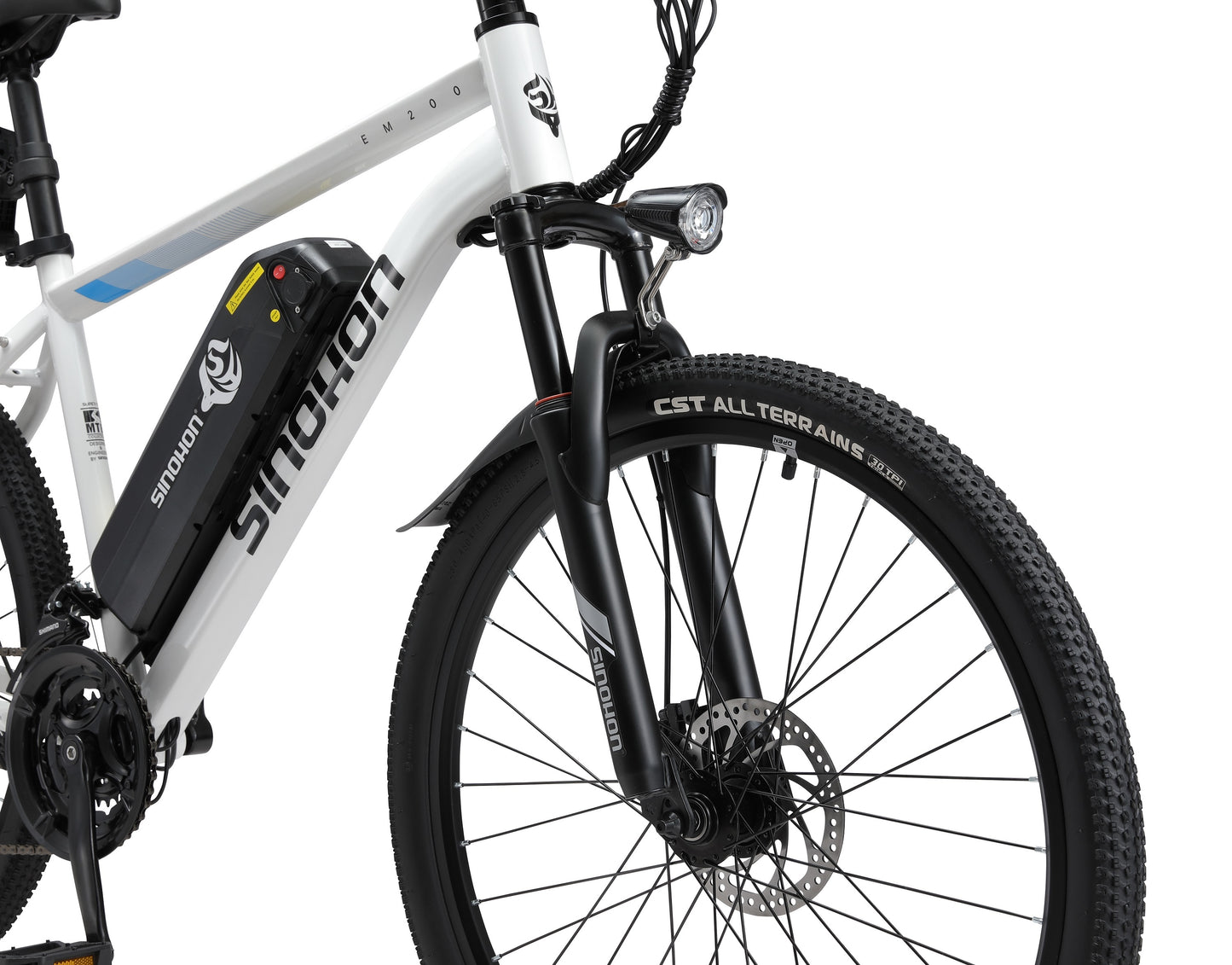 Vélo électrique EM200, moteur 500 W, batterie 48 V 10,4 Ah, 26 pouces