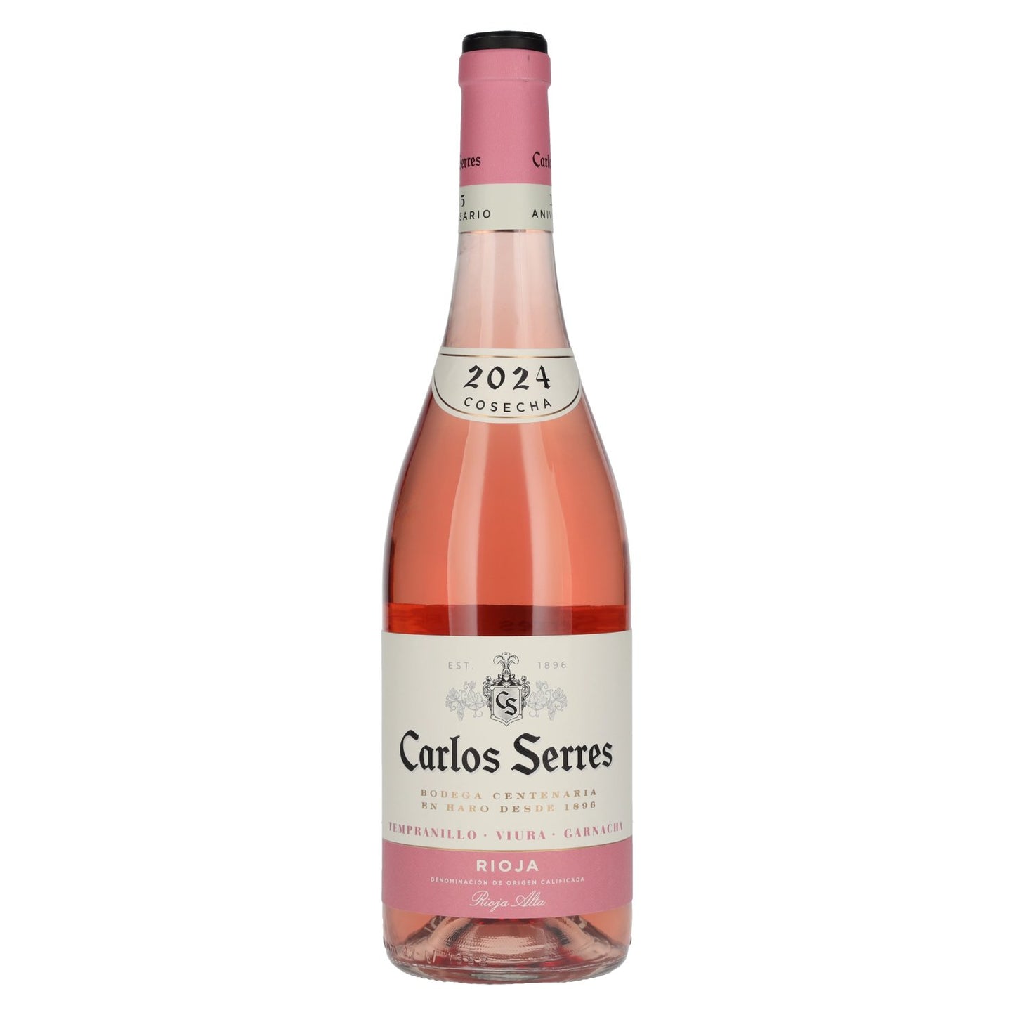 Carlos Serres Tempranillo Viura Garnacha Rosé Rioja DOC 2024 13,5% Vol. 0,75l