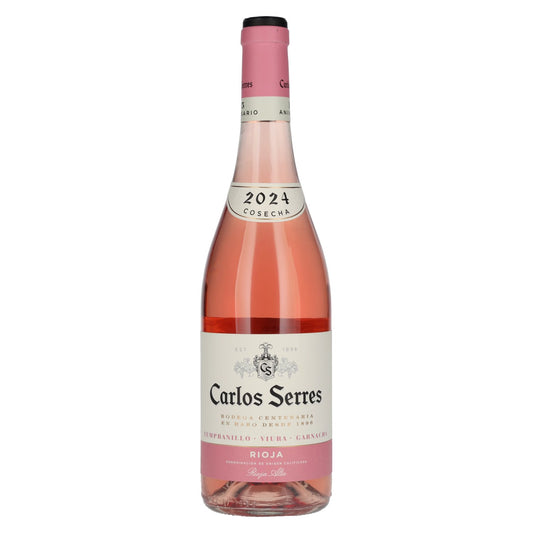 Carlos Serres Tempranillo Viura Garnacha Rosé Rioja DOC 2024 13,5% Vol. 0,75l