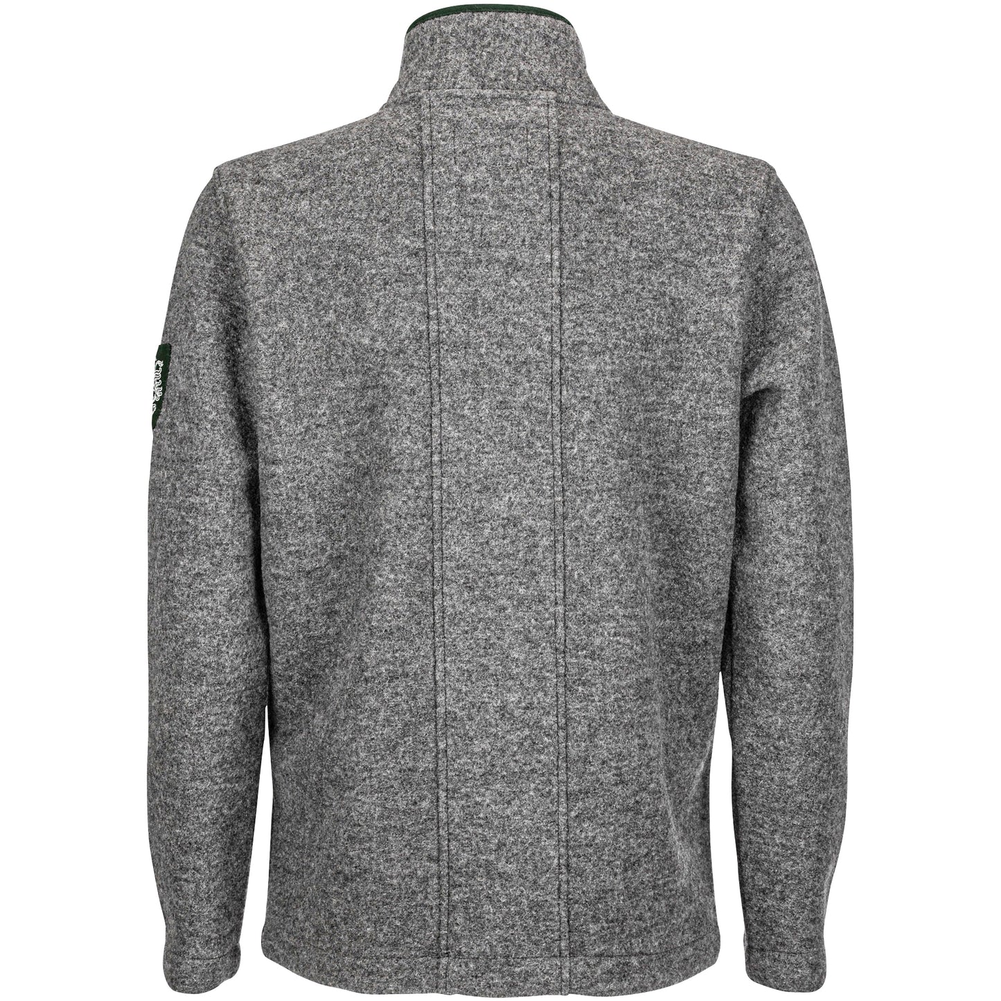 Herren Wolljacke "Steiermark", Grau-Grün